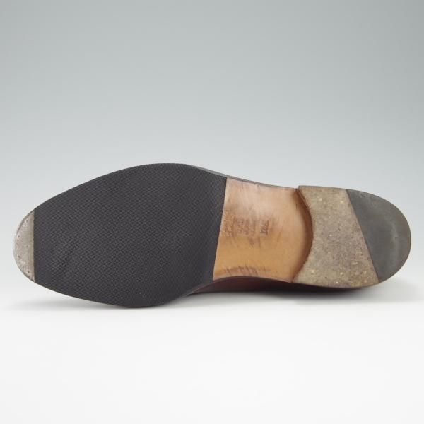極上★(伊)タニノクリスチー SIZE 7.5【貴重★ウイスキー色コードバン/グッドイヤーウェルテッド製法】茶/TANINO CRISCI★f920