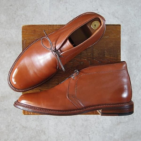 極美品★オールデン 8D【(ハワイ)LEATHER SOUL別注★アンティークエッジ】14716F/バリーラスト/チャッカブーツ/レザーソウル/Alden★f922