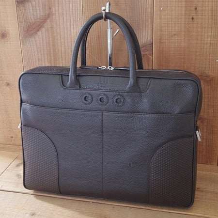 ★ダンヒル/dunhill【定価10万円以上★Adv8/ブリーフケース】レザー/メンズ/ビジネス/バッグ/濃茶/革/鞄★N5665