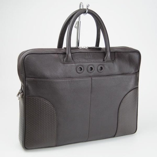 ★ダンヒル/dunhill【定価10万円以上★Adv8/ブリーフケース】レザー/メンズ/ビジネス/バッグ/濃茶/革/鞄★N5665