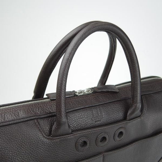 ★ダンヒル/dunhill【定価10万円以上★Adv8/ブリーフケース】レザー/メンズ/ビジネス/バッグ/濃茶/革/鞄★N5665