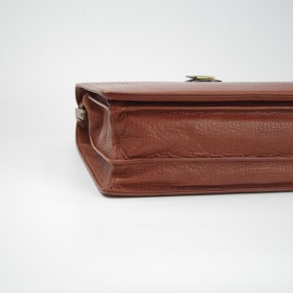 極上★(英)バーバリー/Burberry【貴重★レザー/ダレスバッグ】メンズ/ビジネス/バッグ/ブリーフケース/茶/革/鞄★N5667