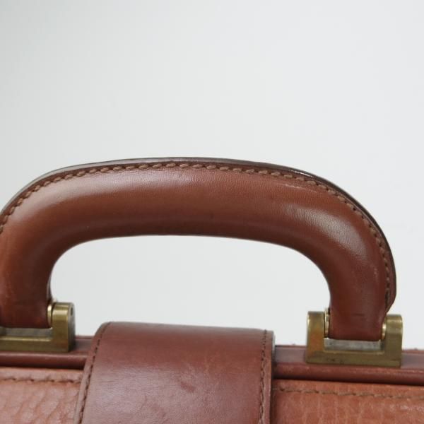 極上★(英)バーバリー/Burberry【貴重★レザー/ダレスバッグ】メンズ/ビジネス/バッグ/ブリーフケース/茶/革/鞄★N5667