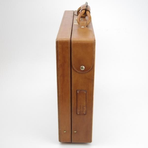 極上★(米)ハートマン/hartmann luggage【定価20万円以上★アタッシュケース】ベルティングレザー/メンズ/ビジネス/バッグ/薄茶/鞄★N5668