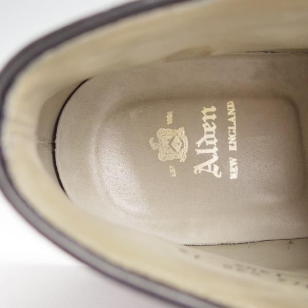 美品★オールデン 10D【定価￥143,000-★コードバン仕様/バリーラスト】1342/チャッカブーツ/黒/メンズ/ALDEN★f926