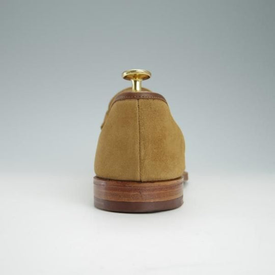 美品★クロケット&ジョーンズ 6E【モデル定価￥75,900-★バーニーズNY別注/SELHURST】366ラスト/コインローファー/Crockett&Jones★f929