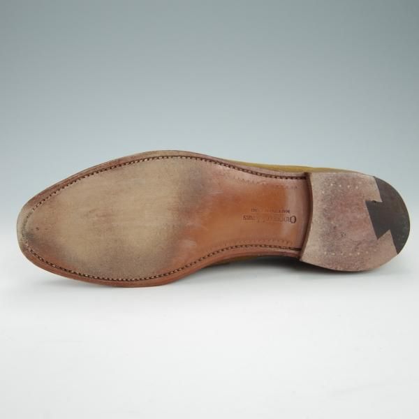 美品★クロケット&ジョーンズ 6E【モデル定価￥75,900-★バーニーズNY別注/SELHURST】366ラスト/コインローファー/Crockett&Jones★f929