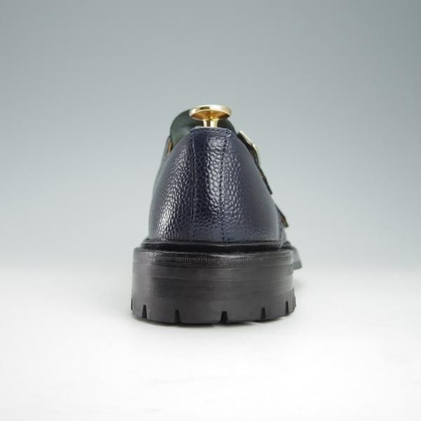 美品★トリッカーズ SIZE 6.5【モデル定価￥81,000-★アーバンリサーチ別注/Rufus】M7824/ダブルモンク/紺/メンズ/Tricker's★f933