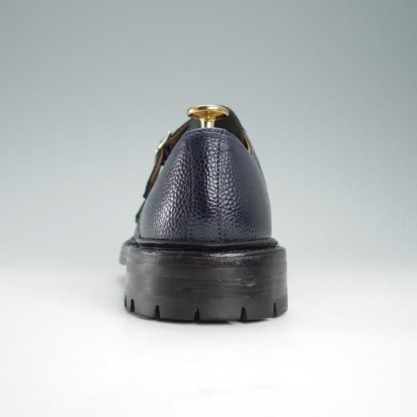 美品★トリッカーズ SIZE 6.5【モデル定価￥81,000-★アーバンリサーチ別注/Rufus】M7824/ダブルモンク/紺/メンズ/Tricker's★f933