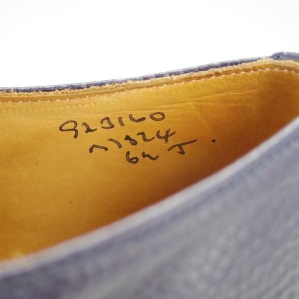 美品★トリッカーズ SIZE 6.5【モデル定価￥81,000-★アーバンリサーチ別注/Rufus】M7824/ダブルモンク/紺/メンズ/Tricker's★f933