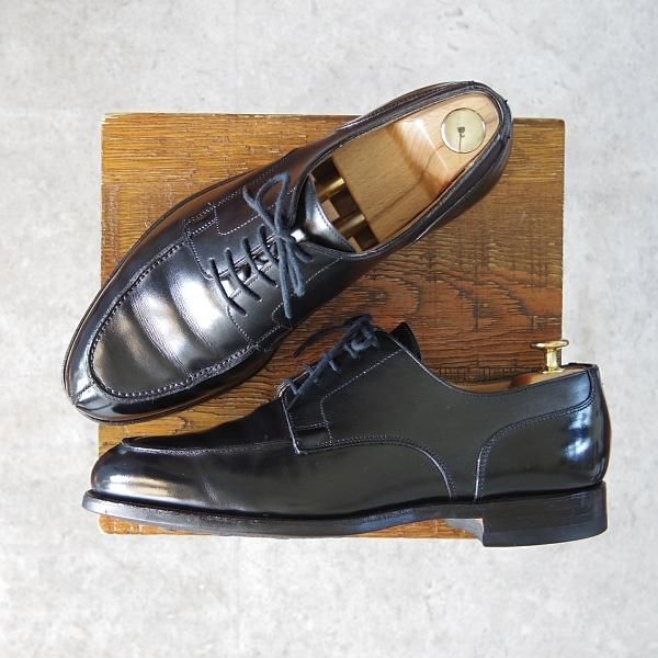 極上★クロケット&ジョーンズ 7.5E【定価￥87,480-★ダイナイトソール仕様/バーニーズNY別注】DURHAM/325ラスト/黒/Crockett&Jones★f934