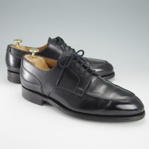 極上★クロケット&ジョーンズ 7.5E【定価￥87,480-★ダイナイトソール仕様/バーニーズNY別注】DURHAM/325ラスト/黒/Crockett&Jones★f934