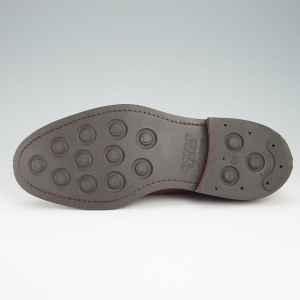 極上★クロケット&ジョーンズ 6E【定価￥88,000-★ダイナイトソール仕様/SEDGEMOOR 3】378ラスト/プレーントゥ/茶/Crockett&Jones★f936