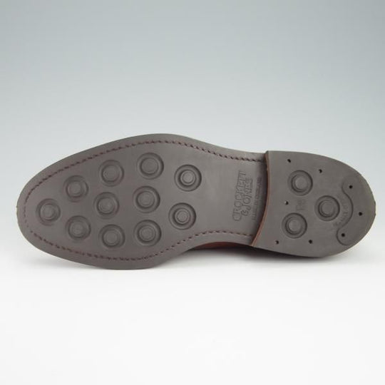 極上★クロケット&ジョーンズ 6E【定価￥88,000-★ダイナイトソール仕様/SEDGEMOOR 3】378ラスト/プレーントゥ/茶/Crockett&Jones★f936