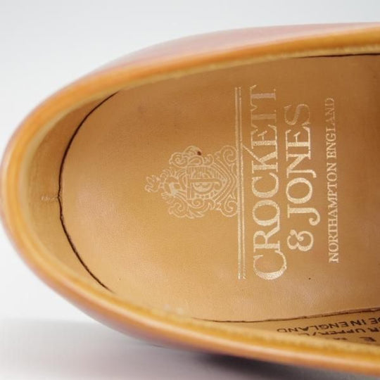 極上★クロケット&ジョーンズ 6E【定価￥88,000-★ダイナイトソール仕様/SEDGEMOOR 3】378ラスト/プレーントゥ/茶/Crockett&Jones★f936