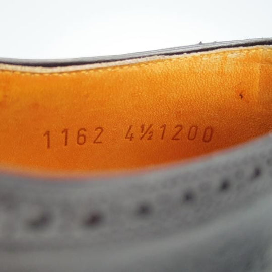 美品★(スペイン製)CARMINA/カルミナ(レディース) SIZE 4.5【定価￥66,960-★トレーディングポスト別注/1200】クォーターブローグ/黒★f937