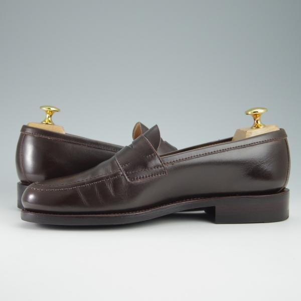 極美品★(スペイン製)CARMINA/カルミナ SIZE 5.5【モデル定価￥72,600-★ダイナイトソール仕様/80440】コインローファー/MARRON★f938