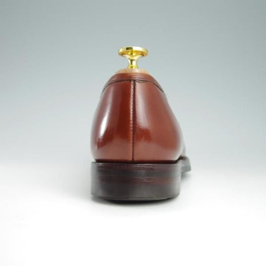 ほぼ試着程度★クロケット&ジョーンズ 7E【定価￥83,600-★ダイナイトソール仕様/GRANTHAM 2】コインローファー/茶/Crockett&Jones★f939