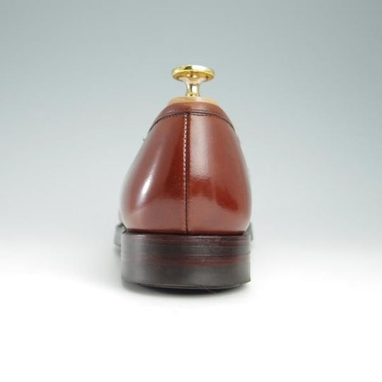 ほぼ試着程度★クロケット&ジョーンズ 7E【定価￥83,600-★ダイナイトソール仕様/GRANTHAM 2】コインローファー/茶/Crockett&Jones★f939