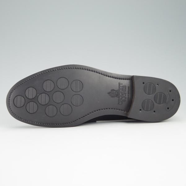 ほぼ試着程度★クロケット&ジョーンズ 5.5E【定価￥83,600-★コインローファー/BOSTON 2】CITYソール/376ラスト/黒/Crockett&Jones★f940