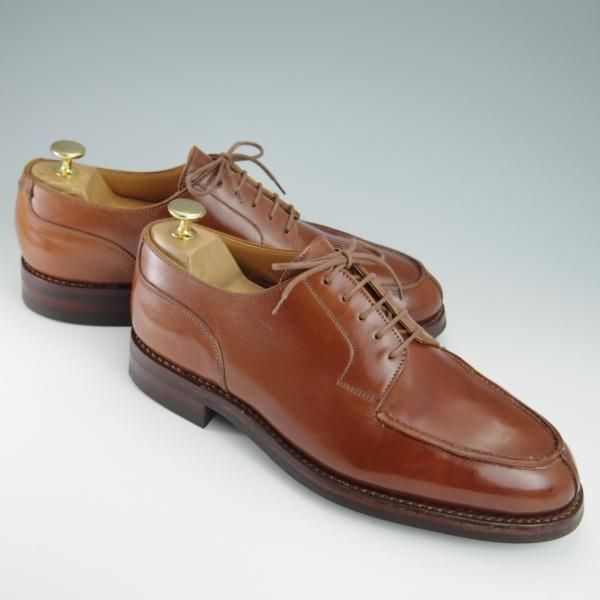 極美品☆クロケット&ジョーンズ 7E【ウイスキーコードバン仕様☆茶