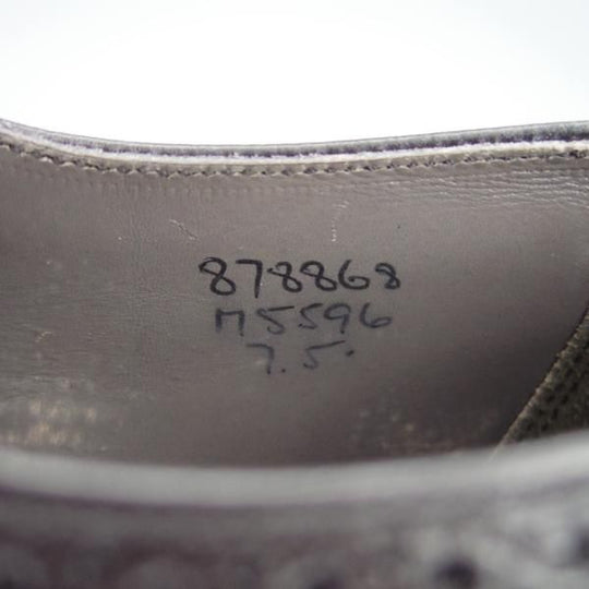 極美品★トリッカーズ SIZE 7【貴重★(南船場)lacquer&c別注/M5596】ギリーシューズ/フルブローグ/グレインレザー/黒/Tricker's★f943