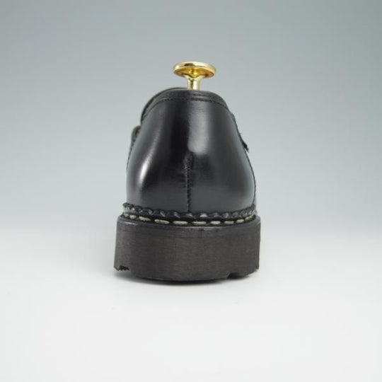 極美品★パラブーツ SIZE 5.5【定価￥71,500-★REIMS/ランス】リスレザー/マルシェソール/コインローファー/NOIR/黒/Paraboot★f944