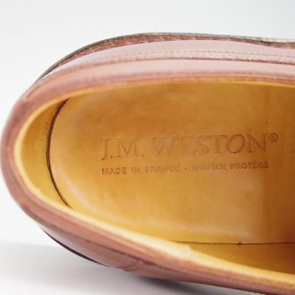 極上★J.M.ウェストン 8C【定価￥352,000-★ハントダービー/677/ロシアンカーフ】32ラスト/タン/ドゴール/Weston/ウエストン★f945