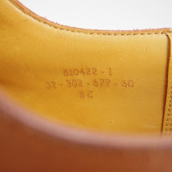 極上★J.M.ウェストン 8C【定価￥352,000-★ハントダービー/677/ロシアンカーフ】32ラスト/タン/ドゴール/Weston/ウエストン★f945