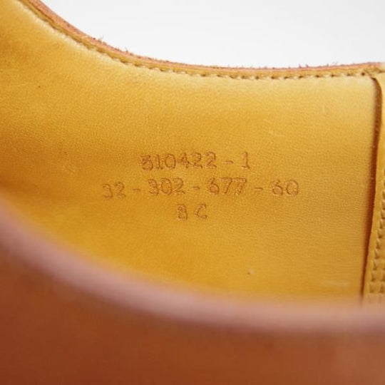 極上★J.M.ウェストン 8C【定価￥352,000-★ハントダービー/677/ロシアンカーフ】32ラスト/タン/ドゴール/Weston/ウエストン★f945