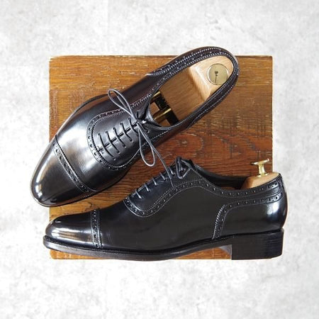 極美品★(銀座)REGAL TOKYO UK6程度【オーダー価格16万円程度★ハンドソーンウェルテッド製法/工房九分仕立て】ワインハイマー社★f946