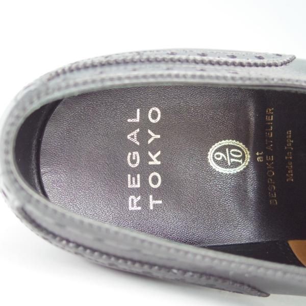 極美品★(銀座)REGAL TOKYO UK6程度【オーダー価格16万円程度★ハンドソーンウェルテッド製法/工房九分仕立て】ワインハイマー社★f946