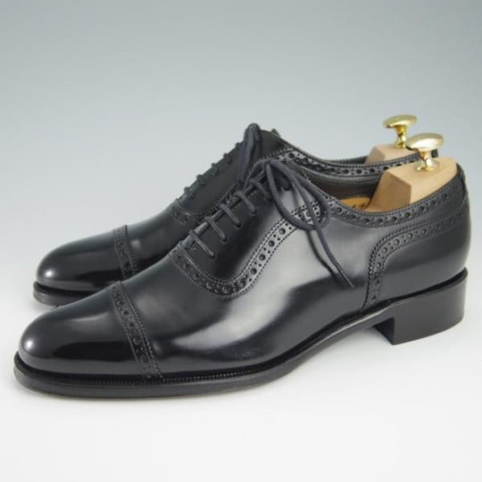 極美品★(銀座)REGAL TOKYO UK6程度【オーダー価格20万円程度★水染めコードバン/ハンドソーンウェルテッド製法】工房九分仕立て★f947