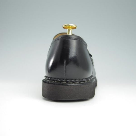 極上★パラブーツ SIZE 7.5【定価￥71,500-★ランス/REIMS】リスレザー/マルシェソール/コインローファー/黒/NOIR/Paraboot★f950