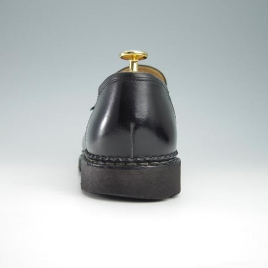 極上★パラブーツ SIZE 7.5【定価￥71,500-★ランス/REIMS】リスレザー/マルシェソール/コインローファー/黒/NOIR/Paraboot★f950