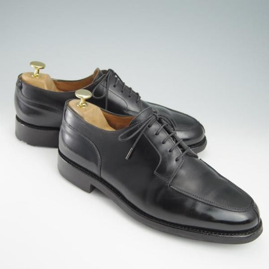 極上★クロケット&ジョーンズ 7.5E【現行定価￥88,000-★モールトン/MORETON】リッジウェイソール/292ラスト/黒/Crockett&Jones★f951