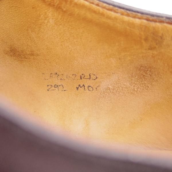 極上★クロケット&ジョーンズ 7.5E【現行定価￥88,000-★モールトン/MORETON】リッジウェイソール/292ラスト/黒/Crockett&Jones★f951