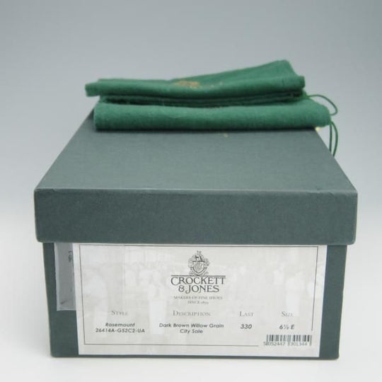 美品★クロケット&ジョーンズ 6.5E【定価￥88,000-★ユナイテッドアローズ別注/ROSEMOUNT】330ラスト/ローファー/Crockett&Jones★f952