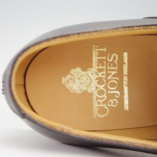 ほぼ試着程度★クロケット&ジョーンズ 7E【★ストレートチップ/MITCHAM】360ラスト/カーフ/黒/メンズ/Crockett&Jones★f953