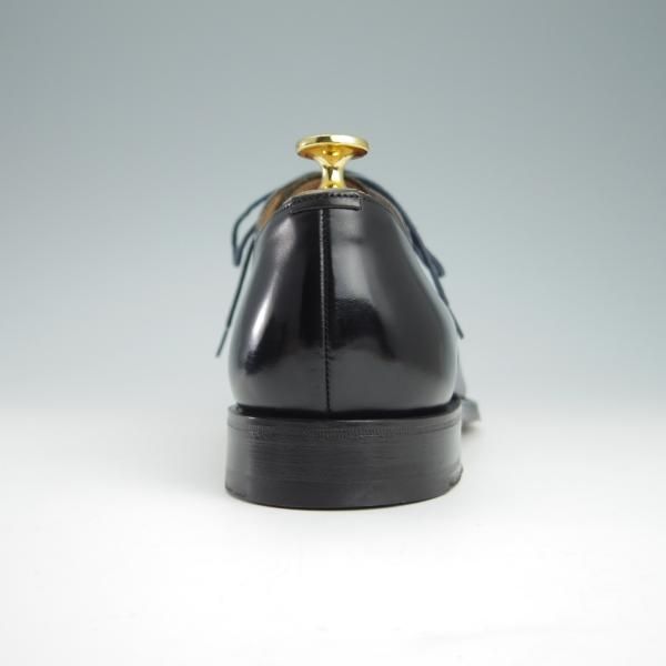 美品★(英)チーニー 7E【★(英)ポールスミス別注/プレーントゥ】Vフロント/125ラスト/黒/メンズ/Paul Smith/CHEANEY★f954