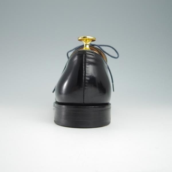 美品★(英)チーニー 7E【★(英)ポールスミス別注/プレーントゥ】Vフロント/125ラスト/黒/メンズ/Paul Smith/CHEANEY★f954