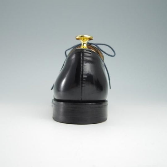 美品★(英)チーニー 7E【★(英)ポールスミス別注/プレーントゥ】Vフロント/125ラスト/黒/メンズ/Paul Smith/CHEANEY★f954