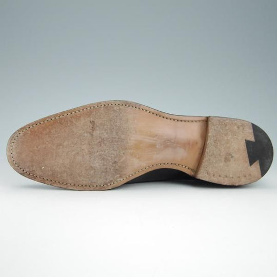 美品★(英)チーニー 7E【★(英)ポールスミス別注/プレーントゥ】Vフロント/125ラスト/黒/メンズ/Paul Smith/CHEANEY★f954