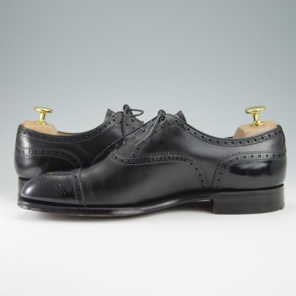 極上★(英)チーニー 6F【定価￥78,100-★セミブローグ/WILFRED】ウィルフレッド/125ラスト/カーフ/黒/メンズ/CHEANEY★f955