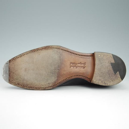 極上★(英)チーニー 6F【定価￥78,100-★セミブローグ/WILFRED】ウィルフレッド/125ラスト/カーフ/黒/メンズ/CHEANEY★f955