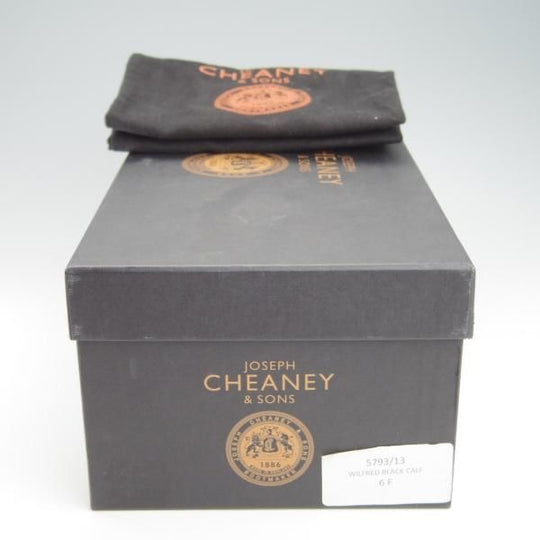 極上★(英)チーニー 6F【定価￥78,100-★セミブローグ/WILFRED】ウィルフレッド/125ラスト/カーフ/黒/メンズ/CHEANEY★f955