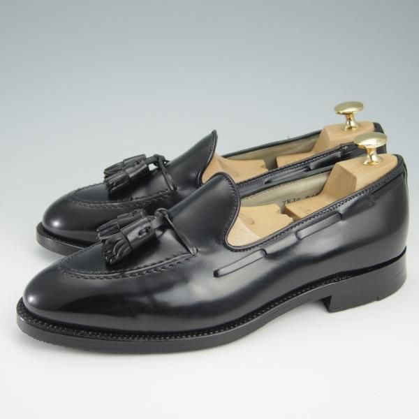 ヒ*ロ様 オールデンタッセルローファー 6.5 コードバン　シューツリー付き　A オールデン タッセルローファー コードバン ブラック 3775