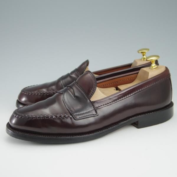 Alden 6.5 ローファー 極上☆オールデン 6.5E【コードバン仕様☆コインローファー/986