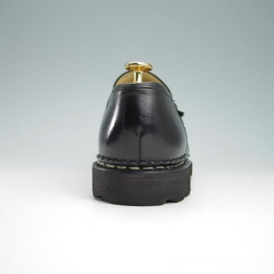 極美品★パラブーツ SIZE 6【定価￥71,500-★ランス/REIMS】リスレザー/マルシェソール/コインローファー/黒/NOIR/Paraboot★f958