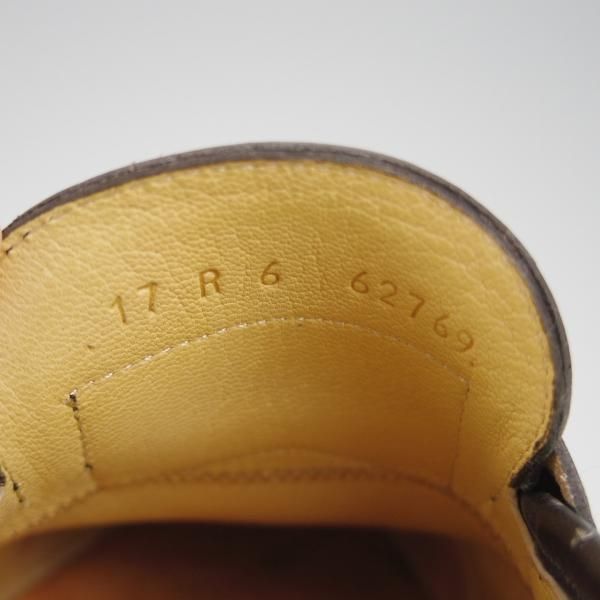 極美品★パラブーツ SIZE 6【定価￥71,500-★ランス/REIMS】リスレザー/マルシェソール/コインローファー/黒/NOIR/Paraboot★f958